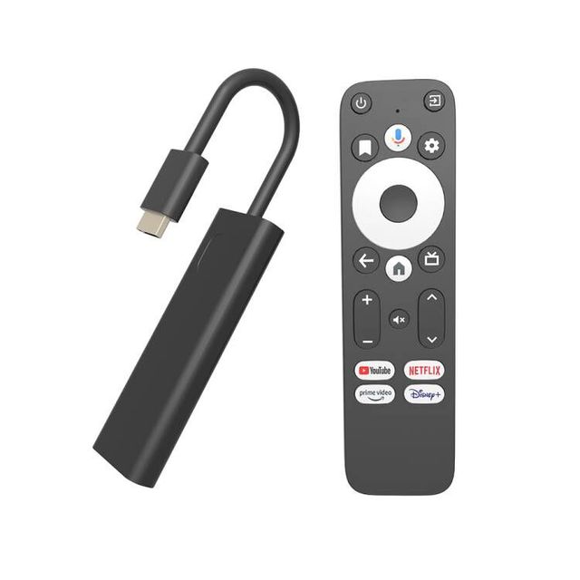 Google Certified Smart TV Dongle TV Box Android 14 Dual WIFI 2.4G/5G 4K Android TV Stick