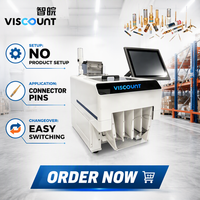 Máquina automática de conteo y empaquetado de pines, contactos y terminales de conectores de alta precisión VisCount VST4-1