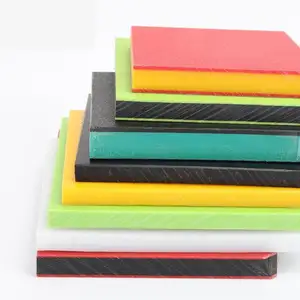 Пластиковый лист HDPE, размер по индивидуальному заказу, 6 мм, 15 мм, 20 мм, толщиной, 3 слоя, цветной двухцветный пластиковый лист
