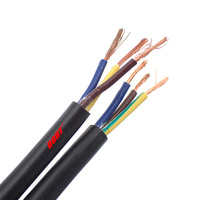 Câble d'alimentation électrique multiconducteur H03VV-F PVC 2 ou 3 conducteurs, norme VDE