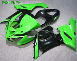 Pour Kawasaki <span class=keywords><strong>ZX6R</strong></span> <span class=keywords><strong>636</strong></span> 05 06 ZX-6R 2005 <span class=keywords><strong>2006</strong></span> ZX 6R Vert Noir Moto Carrosserie Carénage De Rechange kits - Product Image 1