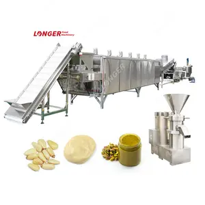 Factory Sale Pine Nut Paste Grinder Maker Line Grinding Macadamia Butter Making Machine