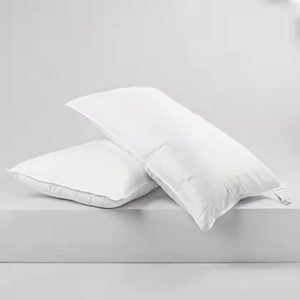 100% plumes d'oie farce oreillers noyau carré rectangulaire vers le bas oreiller dormir cou Protection lit oreiller - Product Image 1