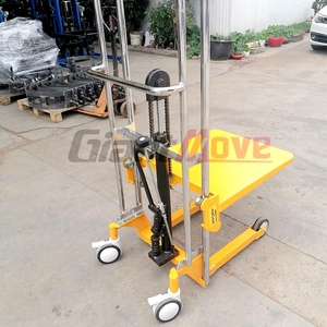 Fabrika Outlet manuel Platform Forklift hidrolik el istifleyici 400kg, taşınabilir manüel paletli kamyon - Product Image 2