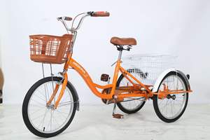 Triciclo de Pedales Personalizado para 2 Adultos, Mini Bicicleta de Carga de 3 Ruedas con Horquilla de Acero para Desplazamientos Urbanos en India - Product Image 2
