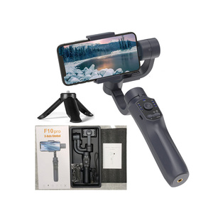Professionele F10 Pro <span class=keywords><strong>3</strong></span> Voor As Auto Face Tracking Handheld Gimbal Stabilisator Voor Mobiele Telefoon <span class=keywords><strong>3</strong></span> Voor As Telefoon Montage Product - Product Image 3