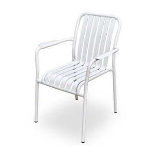 Ensemble de mobilier de restaurant en aluminium de gros Decoout Tables et chaises de café en métal de style moderne pour l'extérieur - Product Image 4