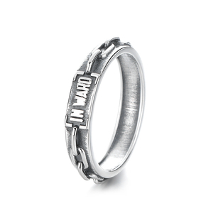 925 Sterling bạc ý nghĩa hồi sinh Vòng thiết kế thích hợp quà tặng cho bạn trai - Product Image 6