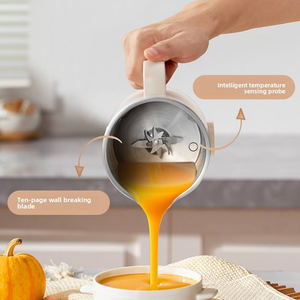 Máquina para Leche <span class=keywords><strong>de</strong></span> Soya Doméstica 110V Automática Sin Filtro, Preparador <span class=keywords><strong>de</strong></span> Alimentos para Bebés, Diseño Silencioso, Temporizador <span class=keywords><strong>de</strong></span> 12H, Diez Cuchillas <span class=keywords><strong>de</strong></span> Molienda Fina - Product Image 5