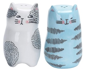 Salière en céramique Cartoon Cat Poivrière Passe au <span class=keywords><strong>lave</strong></span>-<span class=keywords><strong>vaisselle</strong></span> et au micro-ondes - Product Image 6