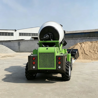 Camión Mezclador de Concreto Autocargable de 4m³ con Bomba de Limpieza de Alta Presión y Sistema de Tambor Autolimpiante para Construcción