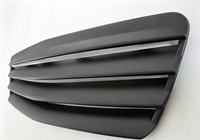 Grille de radiateur en résine noire mate sans emblème, style vintage, compatible avec la Classe C W202 93-00, pièces de pare-chocs avant