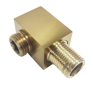 <span class=keywords><strong>Coude</strong></span> de douche à sortie d'eau, poignée unique, or brossé, quincaillerie de salle de bain, jet de pluie, <span class=keywords><strong>coude</strong></span> de tuyau de douche mural en laiton chromé - Product Image 3