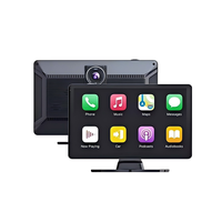 Écran intelligent Carplay & Android Auto pour voiture, enregistrement double 4K, navigation DVR pour lecteur universel