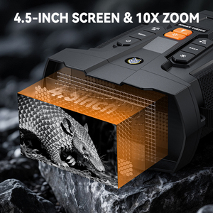Inskam 338 Best Seller, grossissement 10x, écran IPS 4,5 pouces 1080P, design léger, batterie 5000 mAh, <span class=keywords><strong>vision</strong></span> <span class=keywords><strong>nocturne</strong></span> pour la <span class=keywords><strong>chasse</strong></span> en extérieur - Product Image 3