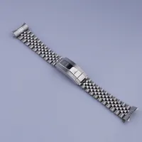 Bracelet de montre de luxe Orient RA-AC0K02 RA-AC0K01B RA-AC0K05G, bracelet Jubilee 22 mm, argent, extrémités courbées creuses, acier inoxydable massif