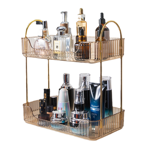 Estante de Almacenamiento para Baño, Organizador de Cosméticos de Lujo, Caja Doble - Product Image 1