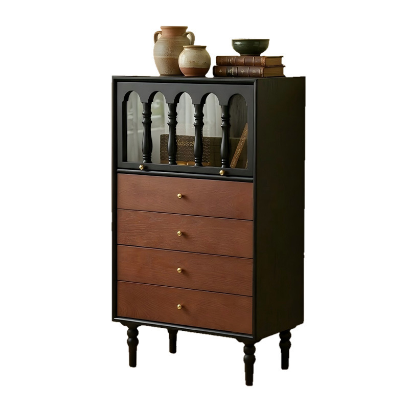 Hogwarts flip-up drawer cabinet [color block design]