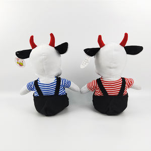 ぬいぐるみメーカーかわいい牛ソフトおもちゃ男の子と女の子ギフトぬいぐるみぬいぐるみ牛人形 - Product Image 4