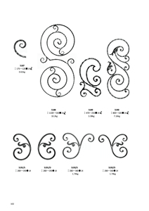 Pièces de rechange en <span class=keywords><strong>fer</strong></span> <span class=keywords><strong>forgé</strong></span> Éléments de garde-corps forgés à chaud Panneaux d'art Décor Panneau de décoration en volute en <span class=keywords><strong>fer</strong></span> <span class=keywords><strong>forgé</strong></span> - Product Image 4