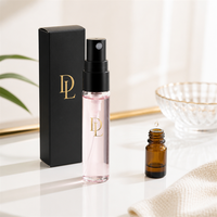 Mini flacon atomiseur de parfum vide de poche 100 ml en verre avec pulvérisateur à pompe, capuchon résistant aux UV argent/or/noir
