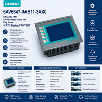 Controlador PLC de Automatización Industrial de Alta Calidad, Programación PLC 6AV6647-0AB11-3AX0, Controlador Dedicado PAC, Comunicación Modbus