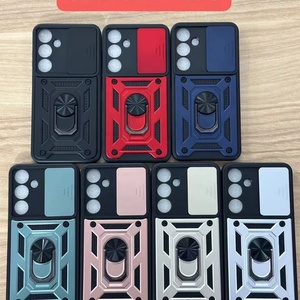 Nouvelle coque de téléphone hybride anti-rayures Tide Skin-proof avec protection d'objectif pour Samsung Xcover 7, support métallique pour doigt, étui mobile Z Flip 6 - Product Image 3