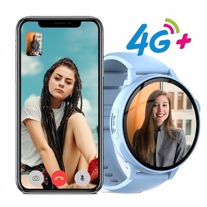 Square 4G Positioning System Children's Silicone Locator Watch SOS <b>Phone</b> Emergency IP68 Waterproof Square Screen Design Gps Kids - Product Image 1