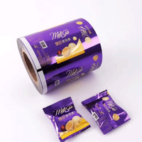 Emballage flexible antistatique en polyimide de qualité alimentaire, résistant, film torsadé Bopp Pet Vmpet pour l'emballage de bonbons