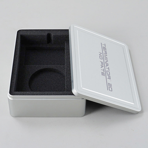 Tùy chỉnh hình chữ nhật kim loại <span class=keywords><strong>tin</strong></span> hộp lưu trữ container thực phẩm cấp bao bì nhà máy trang trí quà Tặng tins với nắp - Product Image 2