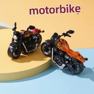 Modellini di Moto in Metallo a Trazione Posteriore per Bambini, Decorazioni per Torte - Product Image 4