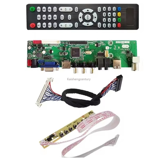HDV56R-AS Universal LCD TV Controller Board FHD V56 Analog TV Universal Main Board HDV56R-AS V2.1 Driver Board AV