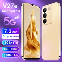 Nuevo Teléfono Inteligente V27e 5G 2026, 16GB+1TB, Doble SIM, Batería de 7000mAh, Precio Bajo, Venta Directa de Fábrica