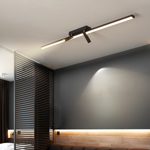 Lámpara LED de Aluminio Giratoria, Moderna y Minimalista, de Tira Larga, para Pasillo o Corredor - Product Image 4