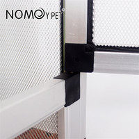 Cage de Reptile en aluminium argenté noir pour Dragon barbu, serpent, lézard