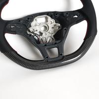Volante VW en Fibra de Carbono con Pantalla LED Inteligente, Deportivo, Base Plana, Repuesto de Primera Calidad para la Mayoría de los Modelos, Disponible en Stock