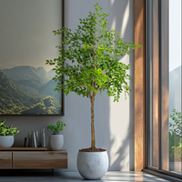 Ramas de vegetación artificial de plástico de alta calidad incluye árbol de simulación interior/exterior decoración del hogar fábrica gran oferta