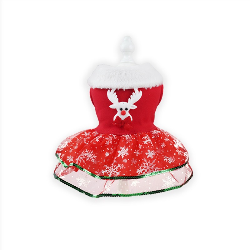 Snowflake red