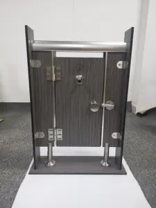 XDF-032 304 Perangkat Keras Partisi Toilet Baja Tahan Karat/Set Aksesori Wadah Kamar Mandi/Perlengkapan