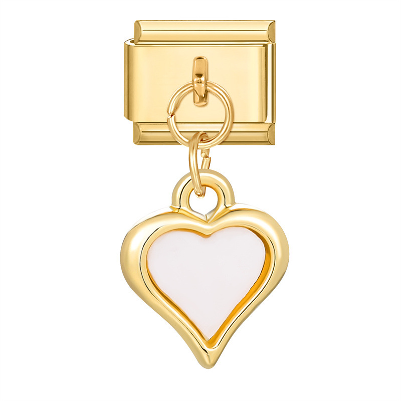 YWXH-51-Pendentif fond doré amour 2