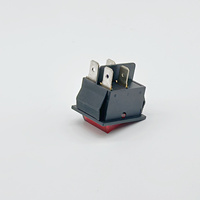 En stock, interrupteur à bascule DPDT 16A 250V 2 pôles, 4 bornes, courant élevé, série KCD2, interrupteur à bascule avec lampe LED