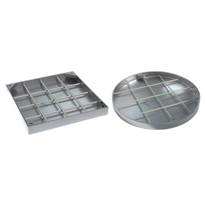Cubierta de alcantarilla de acero inoxidable industrial moderna, diseño invisible para aplicaciones al aire libre, material de construcción de <span class=keywords><strong>metal</strong></span> duradero - Product Image 1