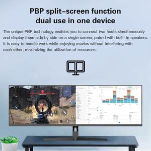 Monitor Curvo para Juegos OEM de 49 Pulgadas y 165Hz |   Pantalla Ancha con Interfaz para Escritorio, Venta al por Mayor de Fábrica - Product Image 2