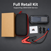 Démarreur de Voiture Portable 2000A avec Charge Rapide PD 65W, Batterie Externe 16000mAh pour Moteurs Essence 8.0L et Diesel 6.0L, Booster de Démarrage 12V