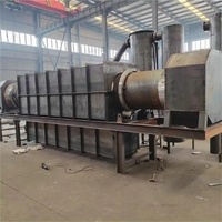 Four de carbonisation à biomasse écoénergétique pour tiges de roseau, 850 kg/heure, avec ventilateur à régulation automatique de l'oxygène
