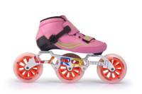 Personnalisé de haute qualité pour les chaussures à roulettes de vitesse 85A roues à rebond élevé nouveau design chaussures de patins à roulettes roues