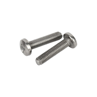 Vis en titane TA1 TA2 GB818 ISO7045 DIN7985, vis à tête cylindrique Phillips, alliage de titane pur M1 M1.2 M1.4 M1.6 M2 M2.5-M8