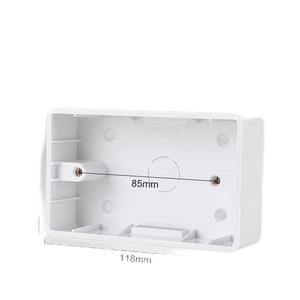 Caja de montaje en pared blanca universal para interruptor de pared y caja de plástico Caja trasera de enchufe Caja de salida - Product Image 4