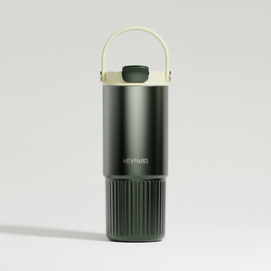 Gourde isotherme tendance 30oz en acier inoxydable 316L, vert forêt, avec poignée, logo personnalisé, isolation 24h, écologique, durable, sous vide - Product Image 1