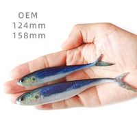 Leurre souple en PVC imprimé en 3D, haute simulation, appât créatif pour poisson volant